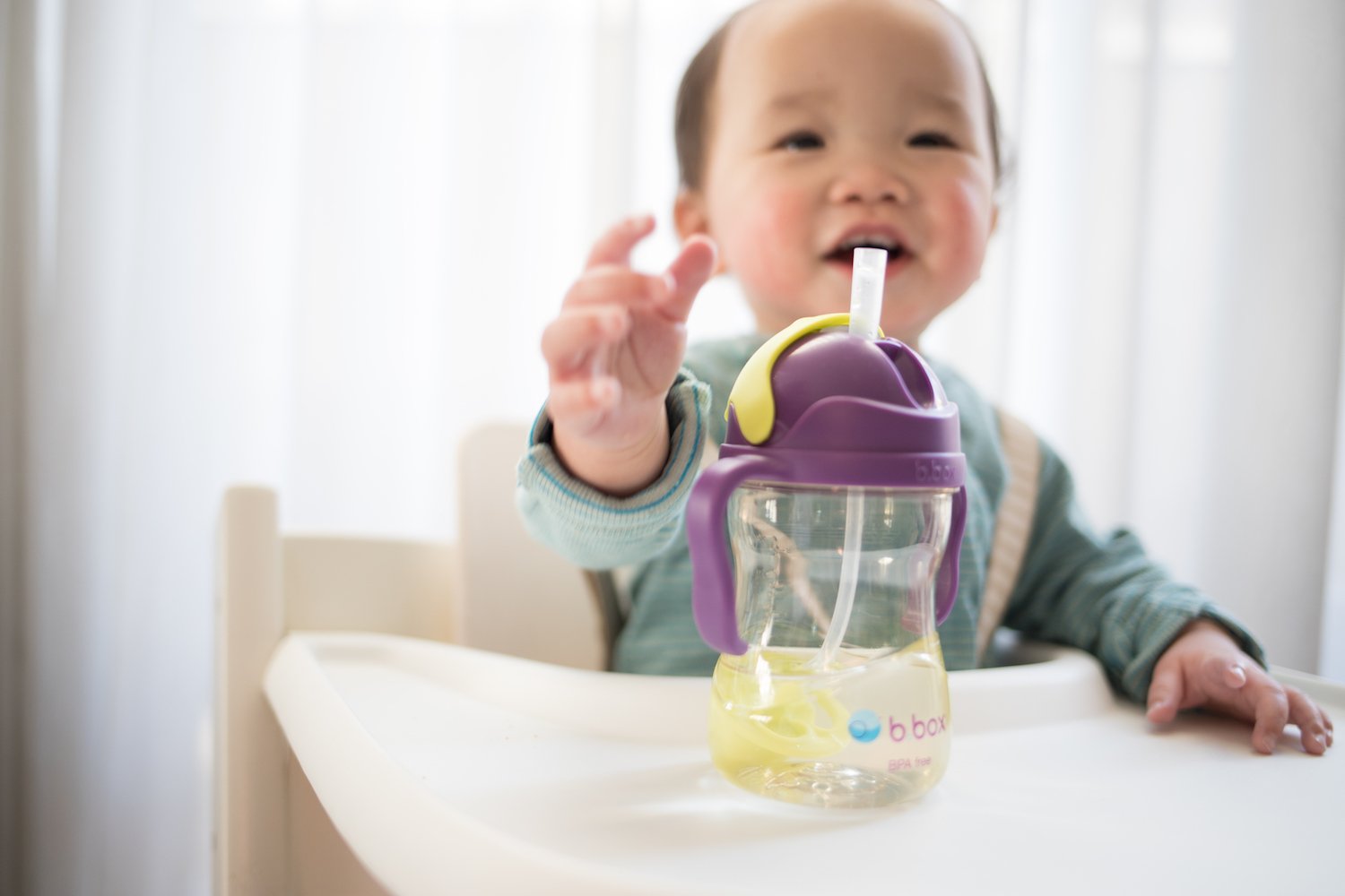 b.box NEW Sippy Cup - Deluxe Edition - PPSU - Pink Orange