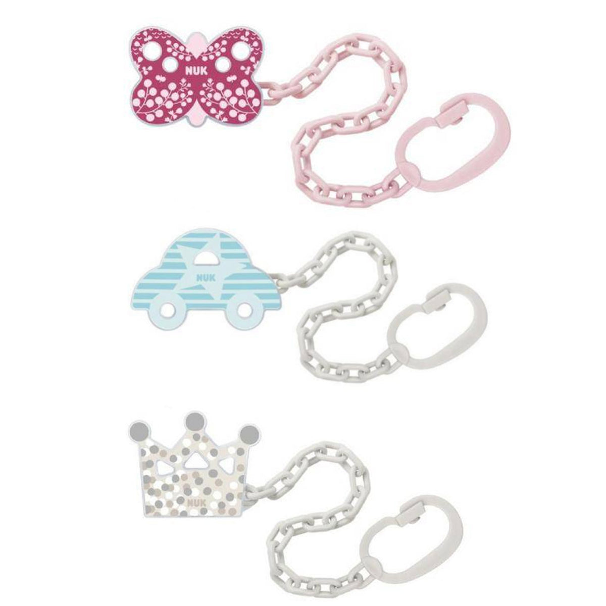 NUK Premium Soother Chain 1pc (Random Patterns)