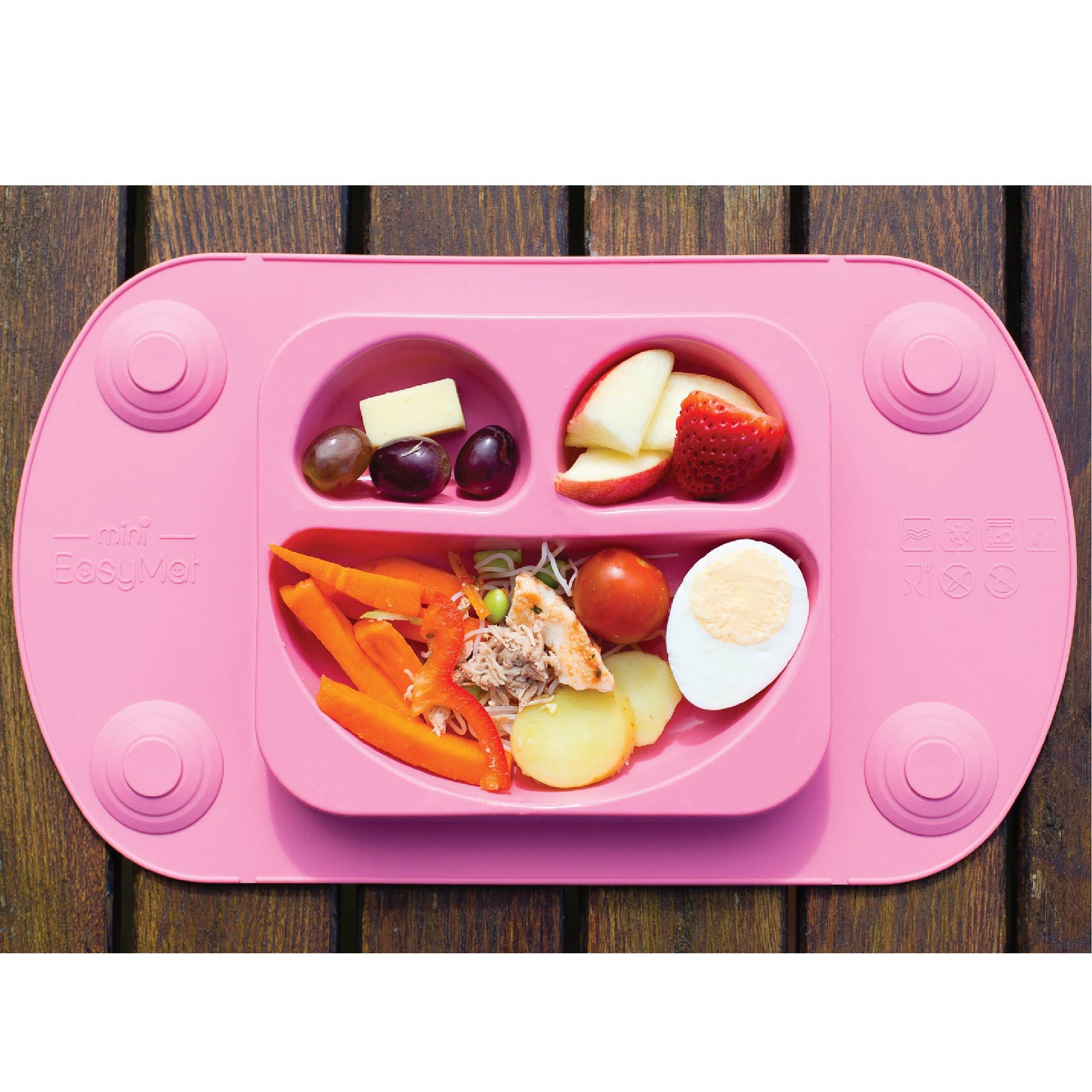 EasyTots EasyMat Mini Portable Suction Plate - Pink