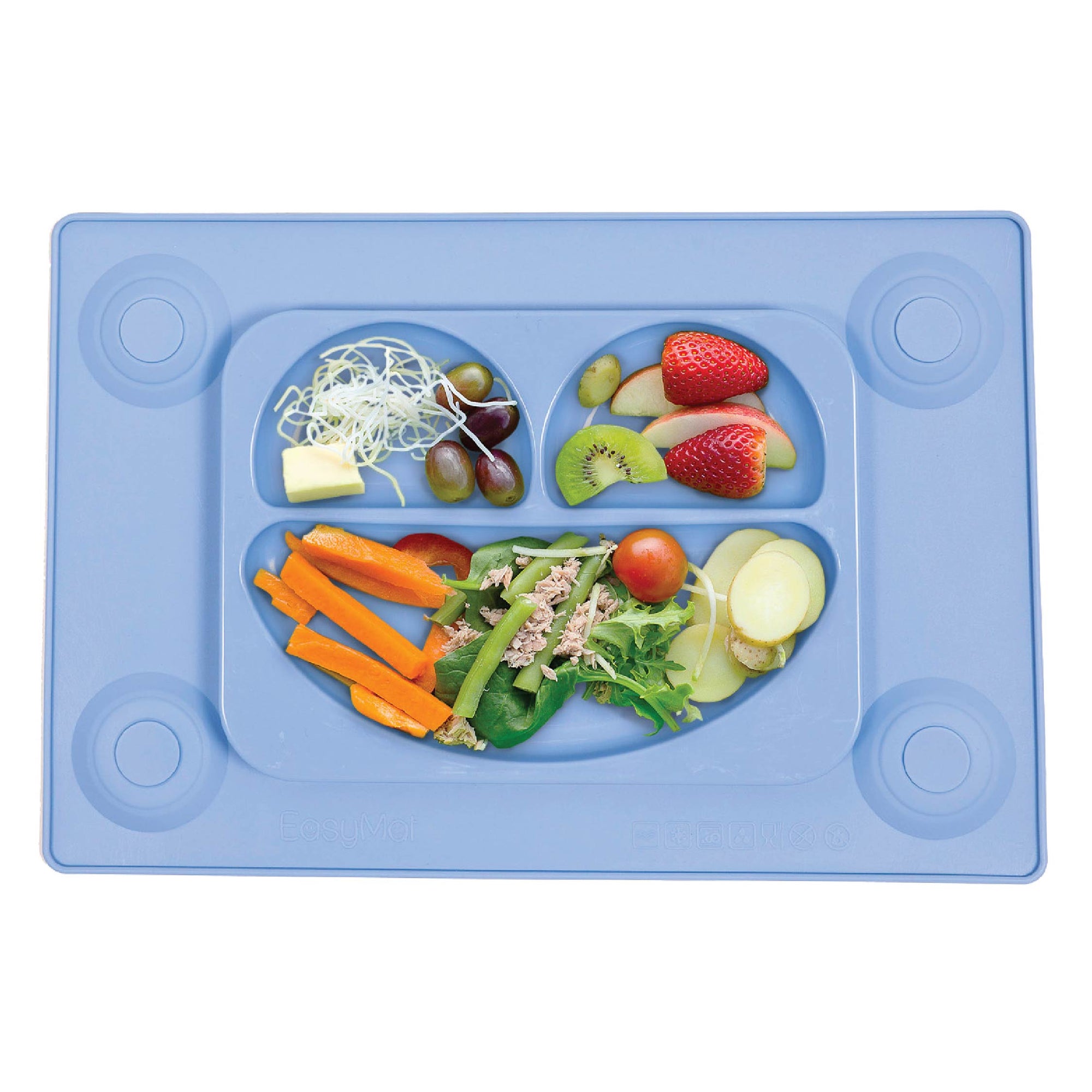 EasyTots EasyMat Original Transition to Table Suction Plate - Blue