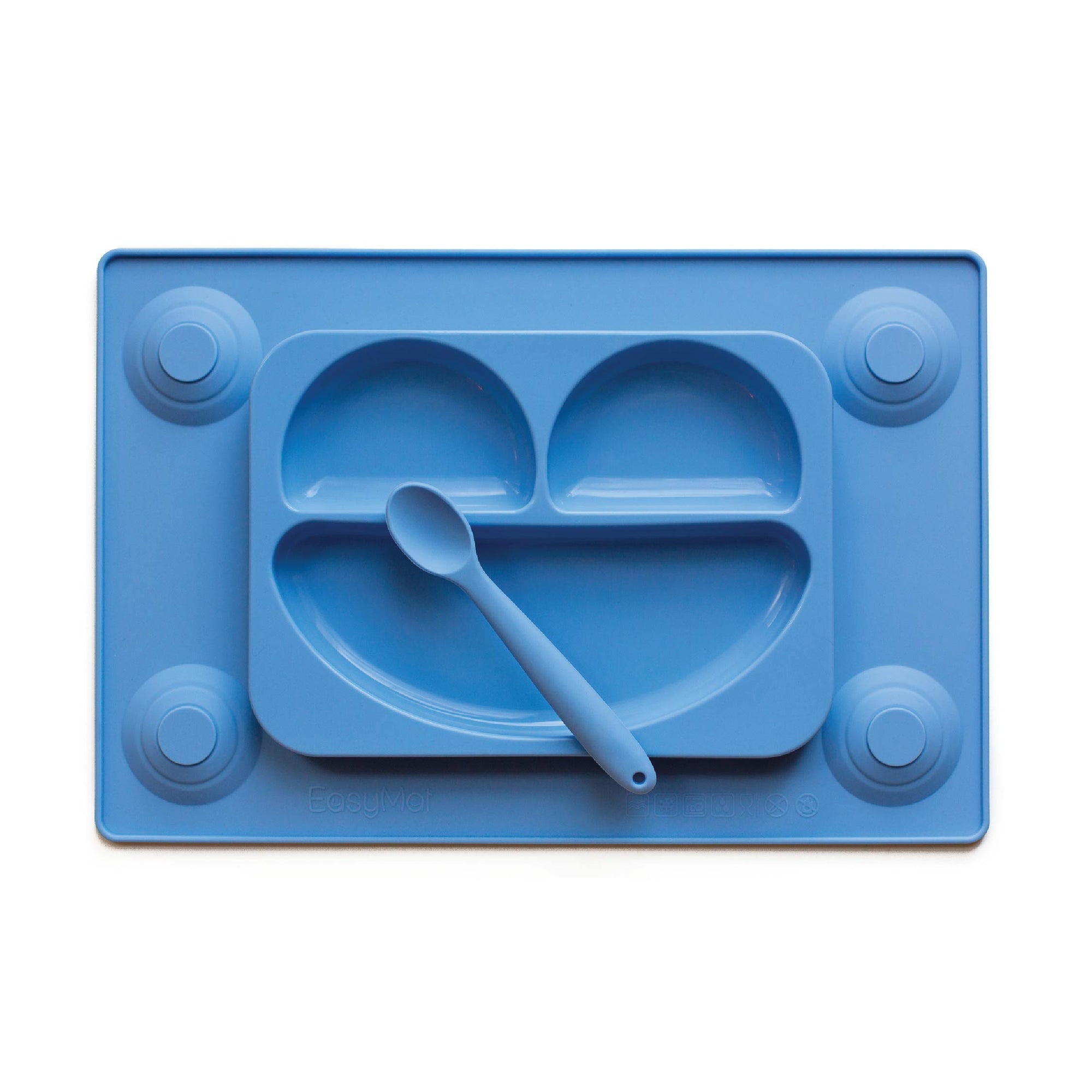 EasyTots EasyMat Original Transition to Table Suction Plate - Blue