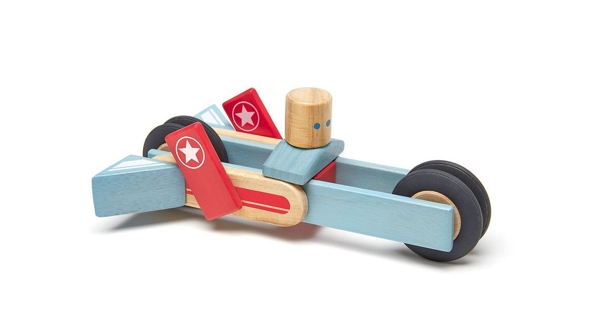 Tegu Stunt Team Jumper Magnetic Wooden Block