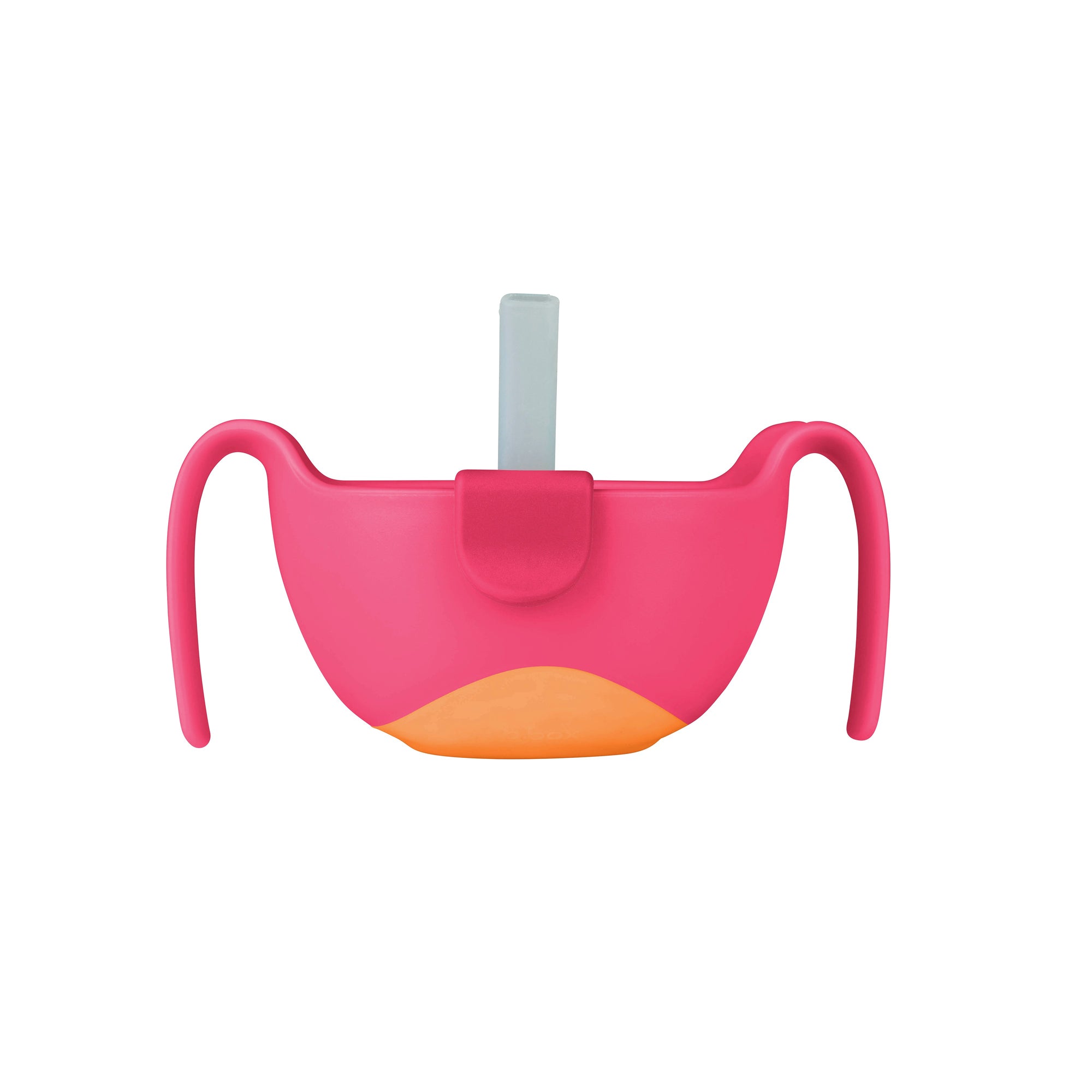 b.box 3 in 1 Bowl and Straw - Strawberry Shake