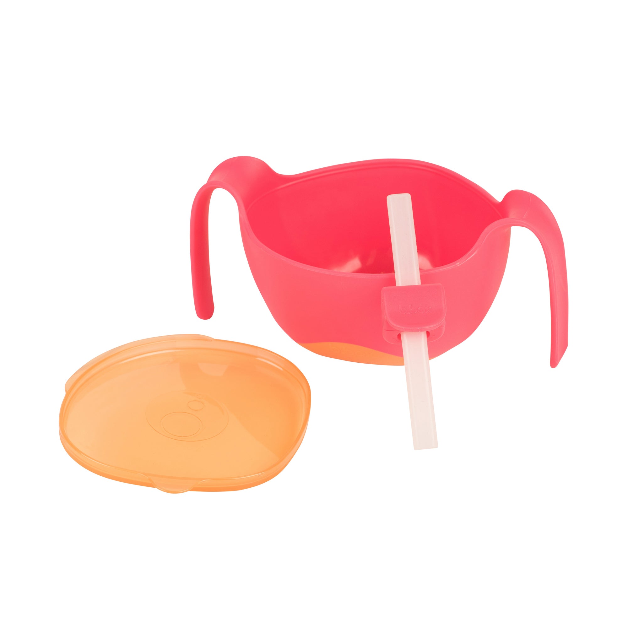 b.box Bowl and Straw XL - Strawberry Shake