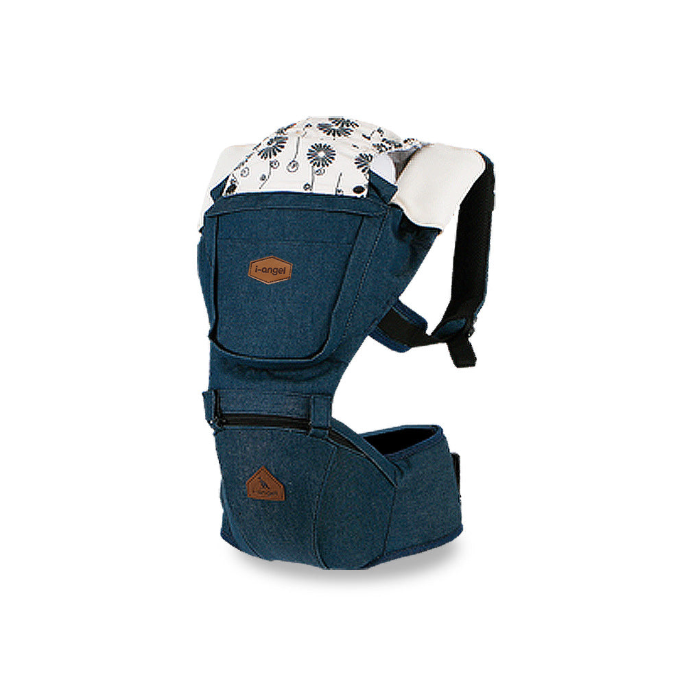 i-angel 2-in-1 DENIM Hipseat Carrier - Solid
