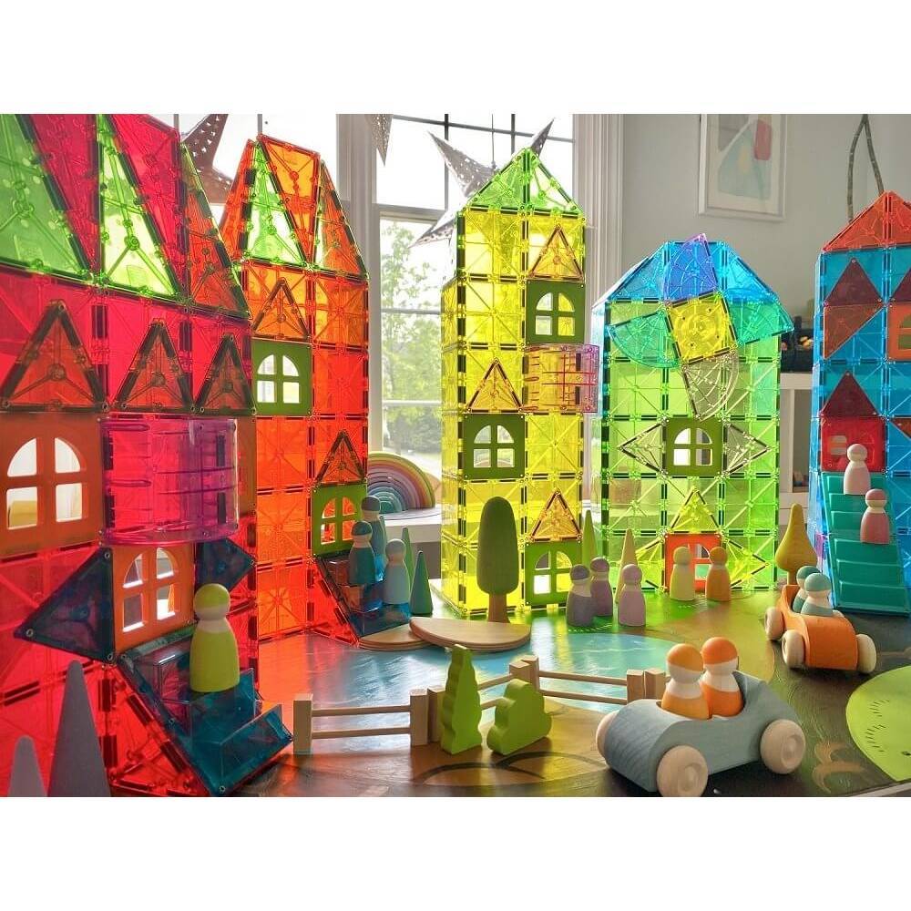 Magna-Tiles Tiles Clear Colors 32-Piece Set