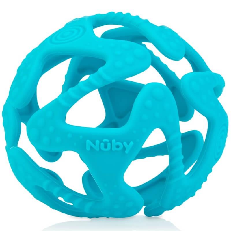 nuby-tuggy-teething-ball-aqua-1
