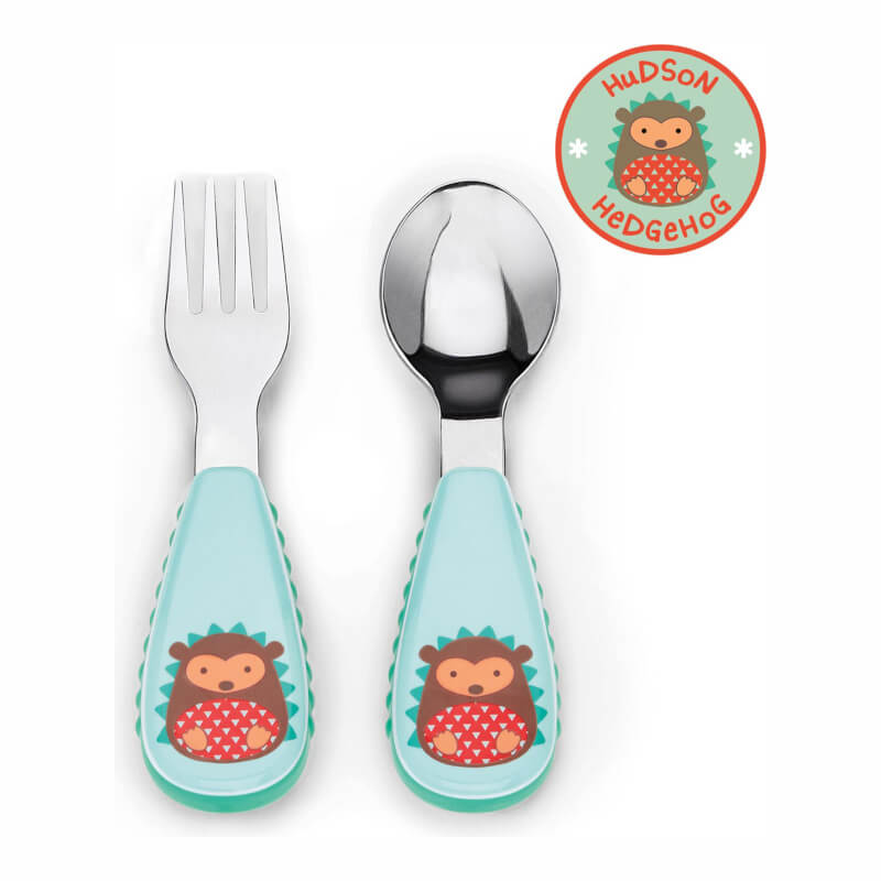 Skip Hop Zootensils Fork & Spoon - Hedgehog