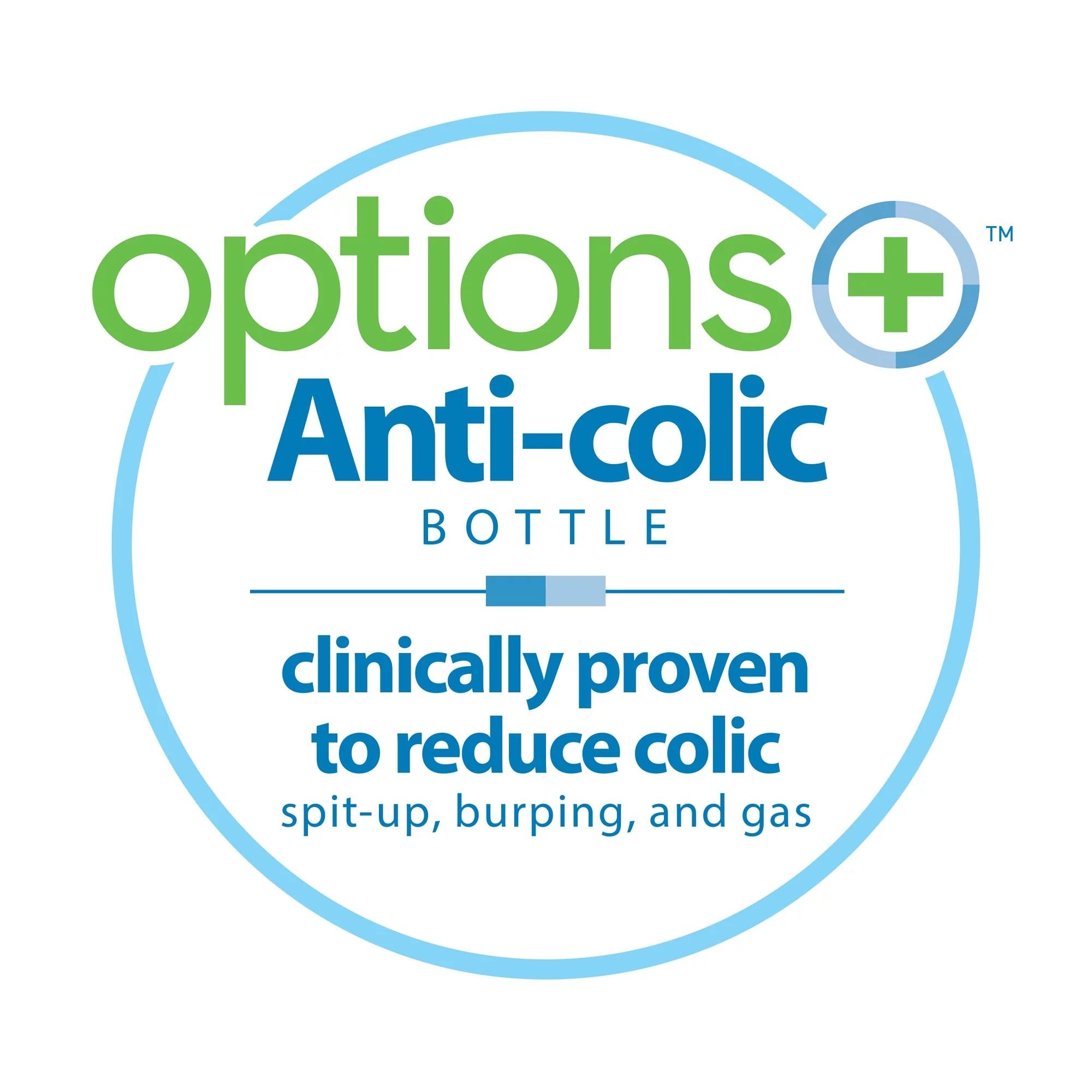 Dr Brown's Options+ Anti-Colic Bottle w/ Breast-Like Nipple - PESU 5oz
